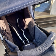 リッチェル カルガルー ファースト CT インディゴデニム 1か月~ベビーカー超軽量の画像