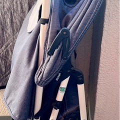 リッチェル カルガルー ファースト CT インディゴデニム 1か月~ベビーカー超軽量の画像