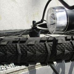 E744★15800円★整備済み 中古子供自転車 【ジュニアマウンテン　アサヒ　ドライド　24インチ　黒 】 の画像