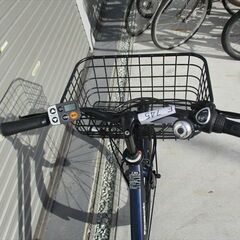 E745★整備済み　中古電動自転車★【Panasonic　ティモS　26インチ　青　16Ah　充電器新品】の画像