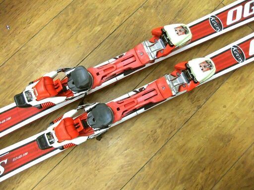 現状品 スキー オガサカ ケオッズ CH 165cm OGASAKA KEOS CH MARKER LOGIC CP MRR 中古 ブラック×レッド 札幌市厚別区 厚別店