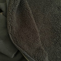 GUレディース  ロングパーカー ブラック XLサイズの画像