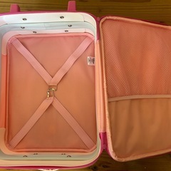 キャリーケース 旅行カバン ピンク キッズ  ディズニーの画像