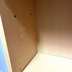 【B479】YAMAZEN/山善/キャスター付収納ラック/CSR-7520/ナチュラル/取手なし/中古の画像