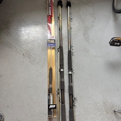 格安釣具‼️ロッドケース、ロッド3本、リールのセット‼️の画像