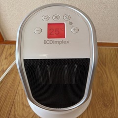 【取引中】ディンプレックス セラミックファンヒーター 【3~8畳用】 ホワイト M1JGTS-W 手軽 ヒーター 暖房 ファンヒーターの画像