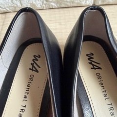 ORiental Traffic  フラット　ローヒール　 パンプス ブラック　黒　 フォーマル　 サイズ表記36の画像