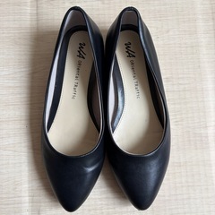 ORiental Traffic  フラット　ローヒール　 パンプス ブラック　黒　 フォーマル　 サイズ表記36の画像