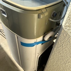 小型洗濯機 屋外使用の画像