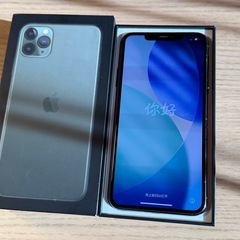 【美品】【バッテリー99】iPhone11 Pro Max[512GB] SIMフリー　ミッドナイトグリーンの画像
