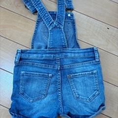 デニム サロペット ハートの画像