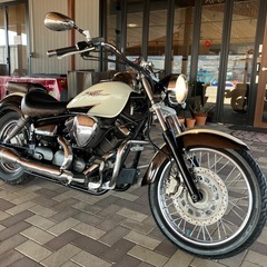 YAMAHA ドラッグスター250 VG05J ブラウン/ホワイト 低走行車　フロントタイヤ新品　ブレーキパッド新品　油脂類交換済み　動画ありの画像