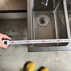 美品　三槽シンクの画像