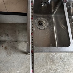 美品　三槽シンクの画像