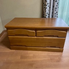 ローチェスト　タンス　引き出し3個