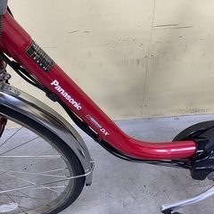 233丁寧に整備済　新基準パナソニック電動アシスト自転車24インチ　中古自転車の画像