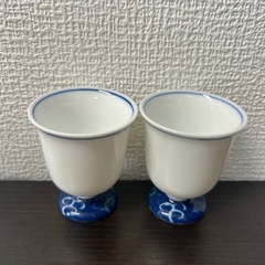 11個セット 高台付き盃 80ml 脚付き盃 の画像