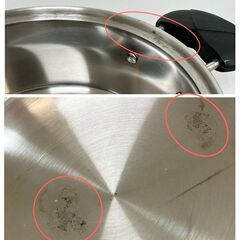 stp-3659　20cm両手鍋＆ステンレス折りたたみ蒸し器　2個セット　IH・ガスコンロ・シーズヒーター・ハロゲンヒーター・エンクロヒーター・ラジエントヒーター対応　YUKIKO HANAI　蓋付き　フタ　調理器具　キッチン　蒸し料理　ザル　万能蒸し器の画像