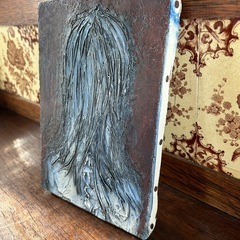 アート　後ろ姿の女の人の画像