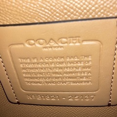 コーチバッグの画像