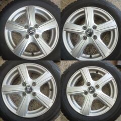 165/65R14 ダンロップWM02 2023年製 スタッドレス アルミ付4本 ハスラー等の画像