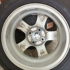 165/65R14 ダンロップWM02 2023年製 スタッドレス アルミ付4本 ハスラー等の画像