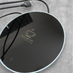 【受け渡し決定】置くだけホットコースター 保温 ドリンク マグカップ ブルーの画像