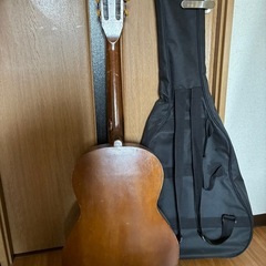 ギター、ギターケース、カポタストセットの画像