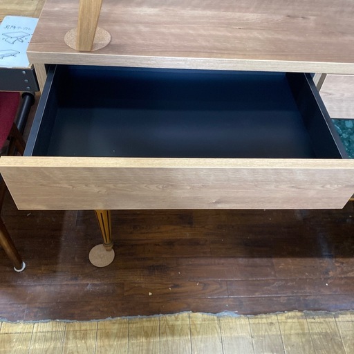 ⭐️オシャレ⭐️LOWYA センターテーブル 木目調 シンプルデザイン 日本製  引き出し付き No.2732 KE
