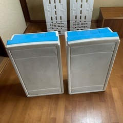 衣装ケース　衣類ケース　2個セット　ブルーの画像