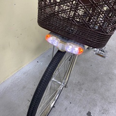 235丁寧に整備済　新基準パナソニック電動アシスト自転車24インチ　中古自転車の画像