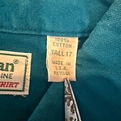 80s usa製 L.L.Bean シャモアクロス 長袖シャツ XL相当 17の画像