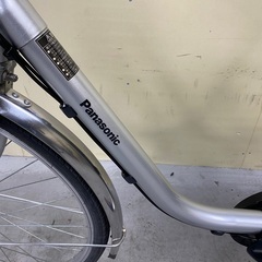 236丁寧に整備済　新基準パナソニック電動アシスト自転車26インチ　中古自転車の画像