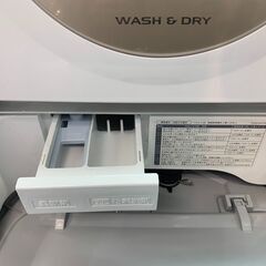 🌟愛品館千葉店🌟安心の分解洗浄済🌟動作保証有り🌟SHARP 6.5kg3.5Kg全自動洗濯乾燥機 ES-T6GBK 2023年製【愛千142】の画像