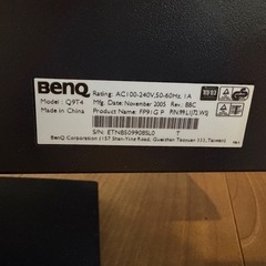 BENQパソコンモニター14インチ
の画像