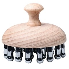 テラヘルツ　くし　カッサ　マッサージ　ブラシ　頭皮ケア　非金属　スカルプケアの画像