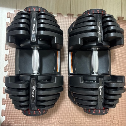 可変式ダンベル　38Kg 2個セット