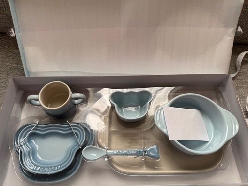【新品未使用】ルクルーゼ ベビー食器セット