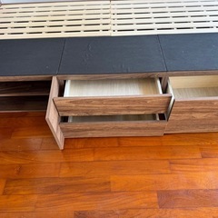 収納付きシングルベッドの画像