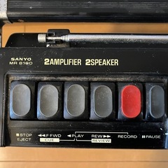 昭和 レトロ SANYO  MR 8160 カセット デッキ  譲渡先決定の画像