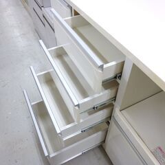 キッチンカウンター　ホワイトの画像