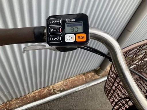 755  パナソニック最新機種電動アシスト自転車vivi26インチシルバーアルミボディー