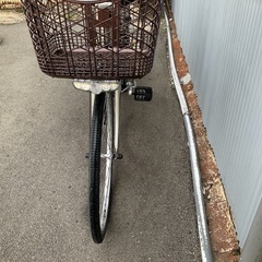 755  パナソニック最新機種電動アシスト自転車vivi26インチシルバーアルミボディーの画像