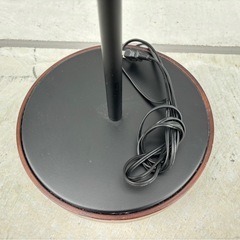 ニトリ フロアライト 電球3点付属 間接照明 NITORI インテリア ウッドリング 照明 スタンドライト ライトスタンド インテリア mw0926の画像