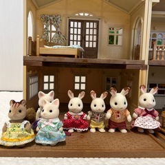 シルバニアファミリー　赤い屋根の大きなお家ギフトセットの画像