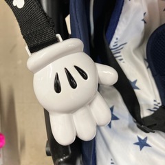 I 2512-453 APricaラクーナ　ソファークッション　ネイビーストライプ　中古美品の画像