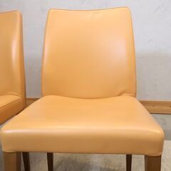 イタリアの高級家具メーカー Poltrona Frau(ポルトローナ・フラウ)のSEDIA LIZ(セディアリッツ)ダイニングチェア2脚セット。洗練されたモダンデザインのレザーチェア♪IDC大塚家具の画像