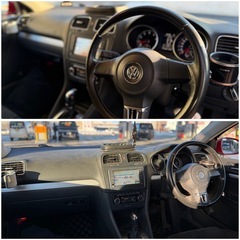 VW ゴルフ ヴァリアント 車検長期 バリ溝冬タイヤの画像