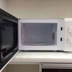 【ダイヤルタイプ】電子レンジ 山善 ヤマゼン BCR-170（W）5 2022年製 ターンテーブル ダイヤル式　50Hz専用：ホワイトの画像