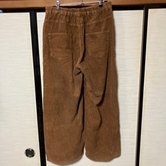 コーデュロイワイドパンツの画像